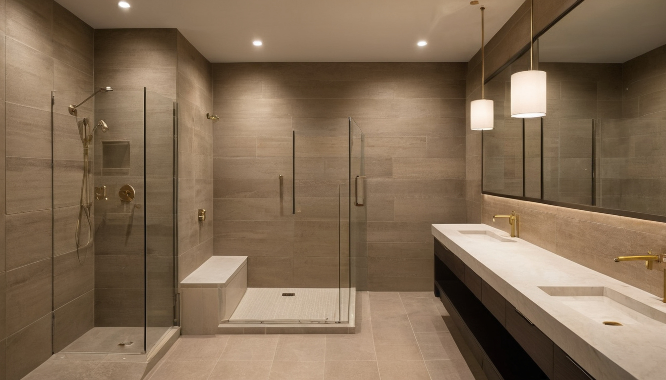 Luxury interior image showing What must be measured before a small bathroom layout can be evaluated